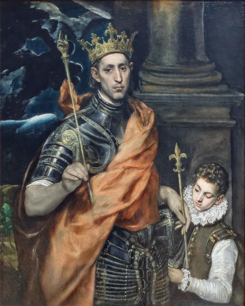 San Luis rey de Francia. Luis IX