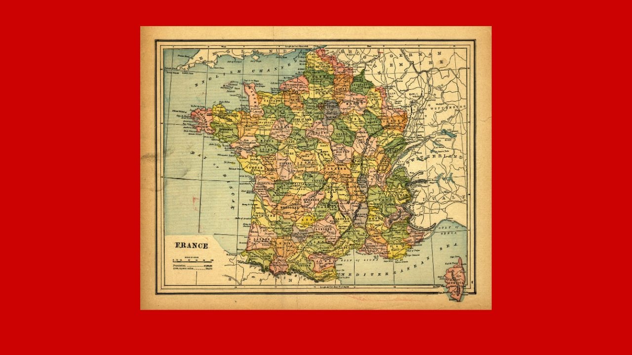 mapa de francia