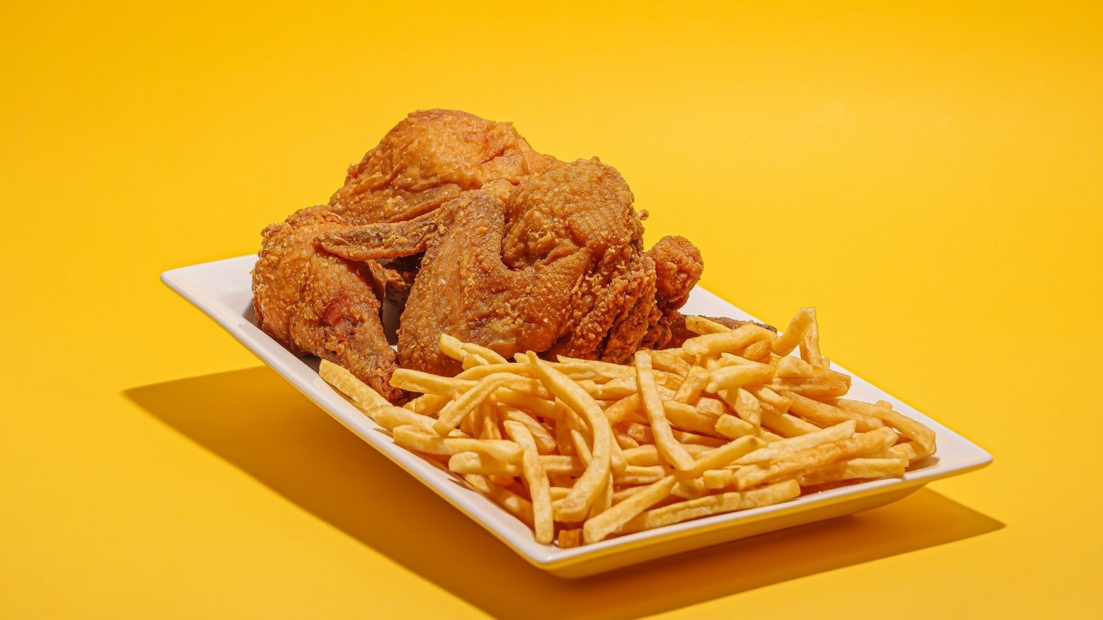 pollo francesa patatas fritas